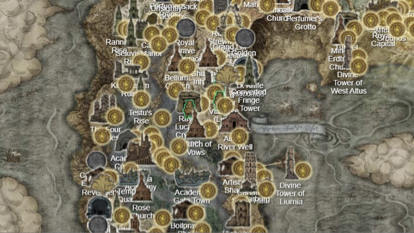 All Site of Grace locations in Elden Ring  GINX Esports TV