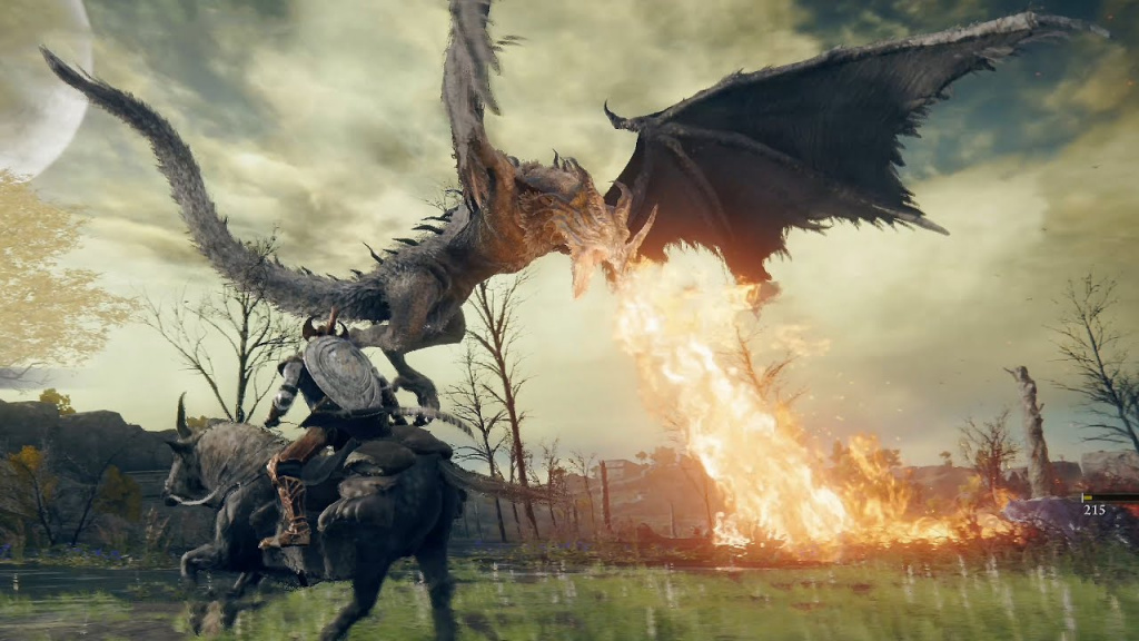 flying Dragon Agheel elden ring boss