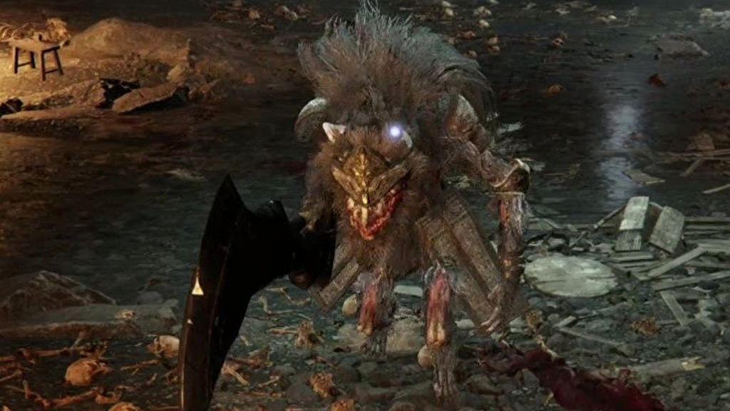 Beastman of Farum Azula elden ring boss limgrave