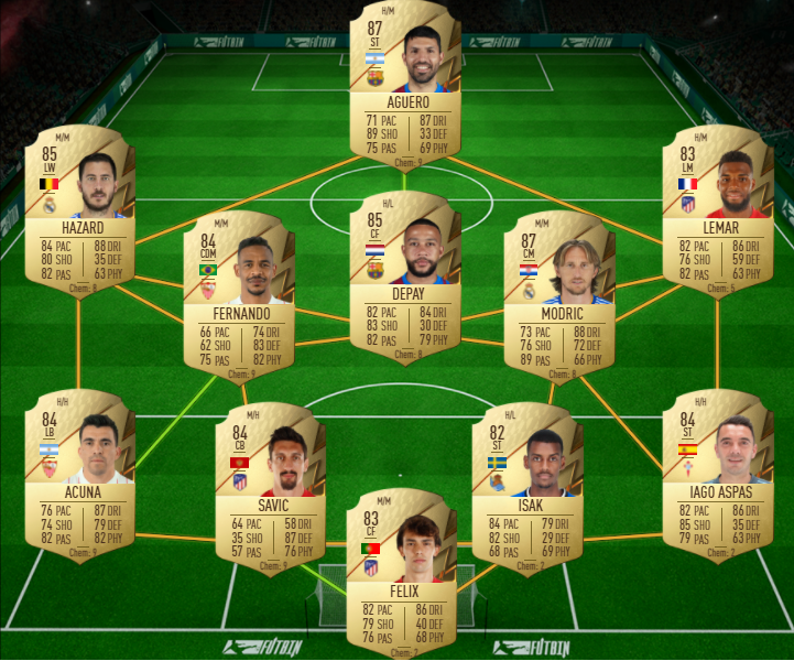 85 rated squad sbc