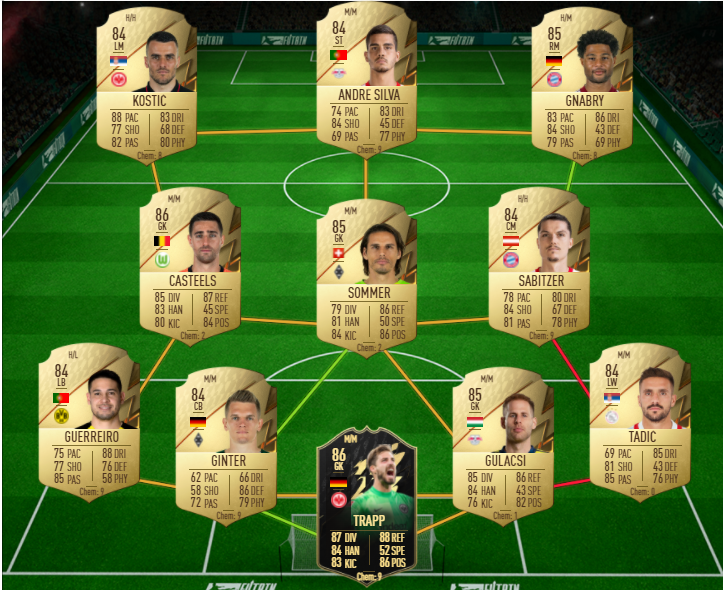85 rated squad