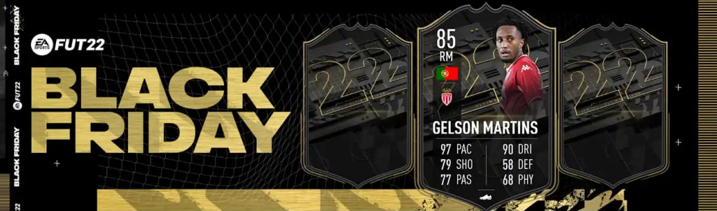 FIFA 22 Gelson Martins Black Friday SBC