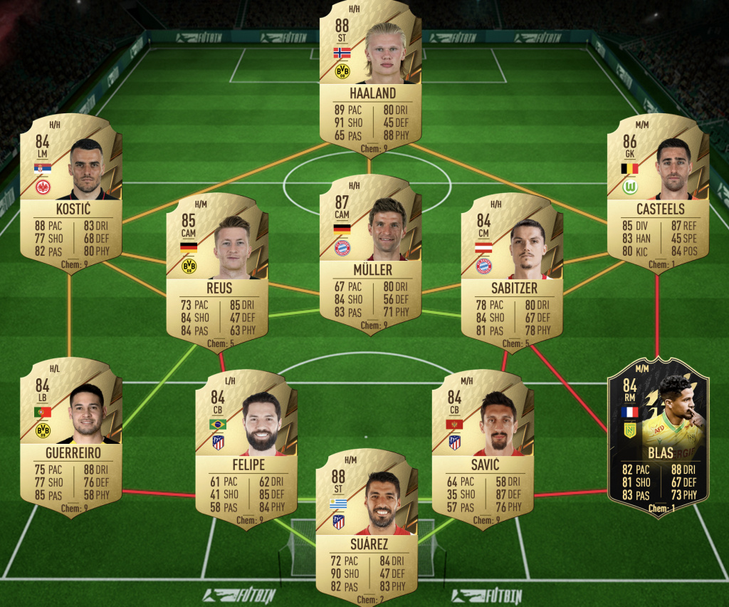 FIFA 22 Houssem Auoar Winter Wildcards SBC France solution