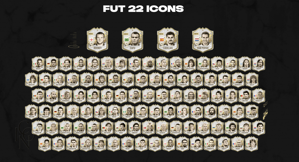FIFA 22 ICONS full squad