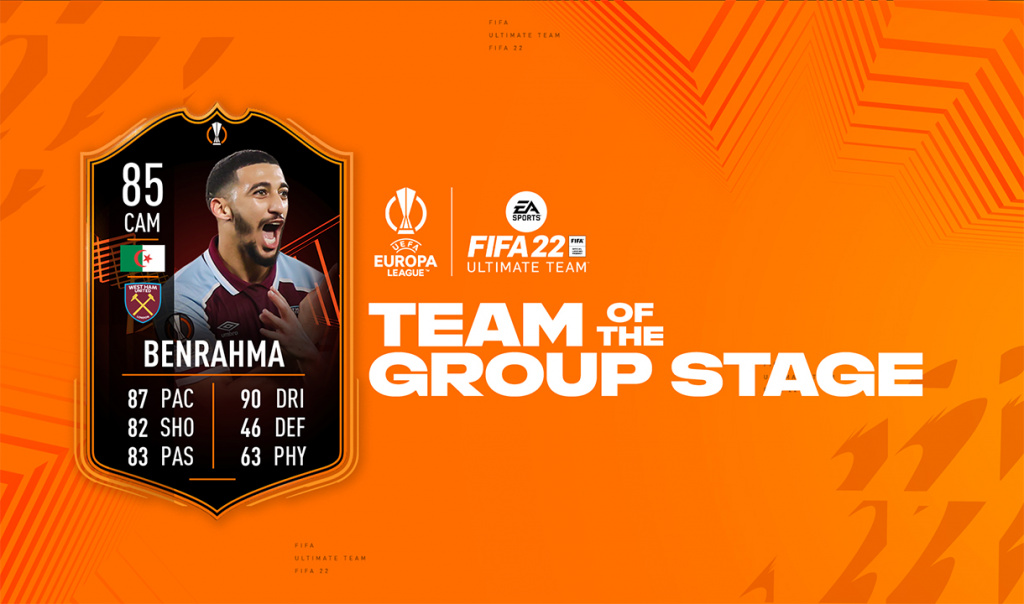 Benrahma TOTGS FIFA 22 86 OVR
