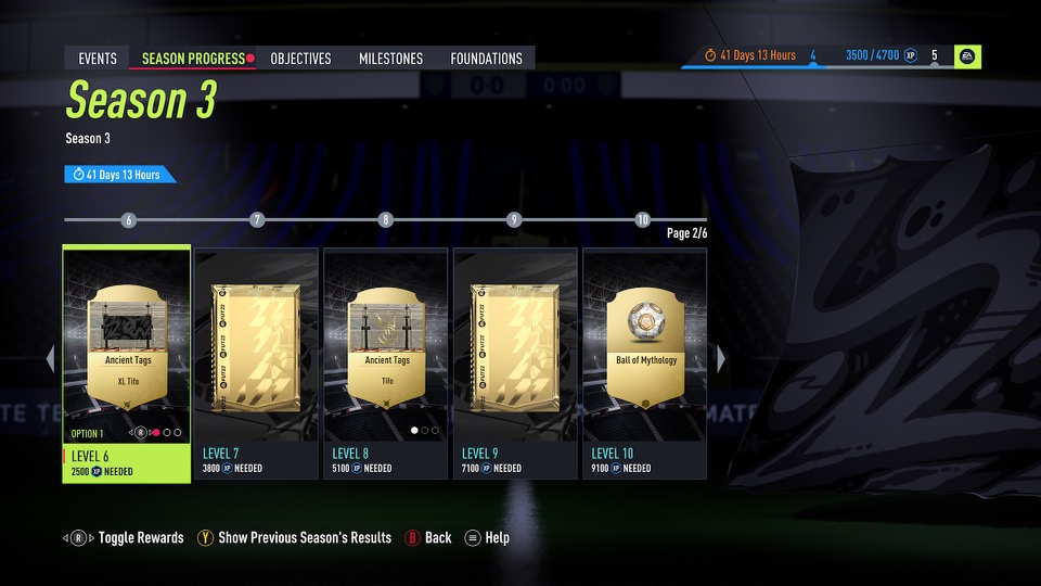 FIFA 22 Ultimate Team Season 3 Storyline rewards 6-10