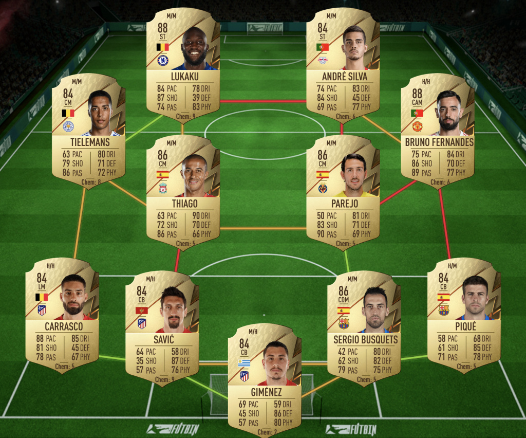 FIFA 22 Vinicius Jr POTM SBC 86 Rated Squad solution