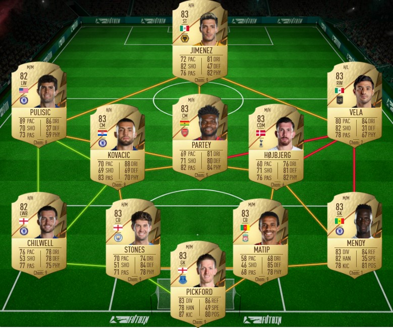 League Legends SBC FIFA 22