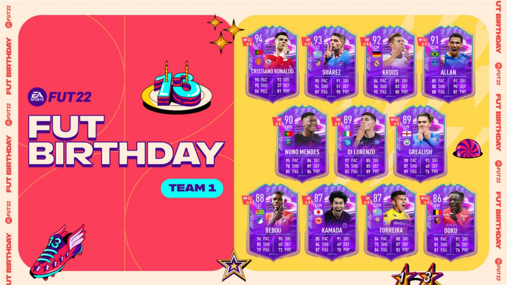 FIFA 22 FUT Birthday Team 1