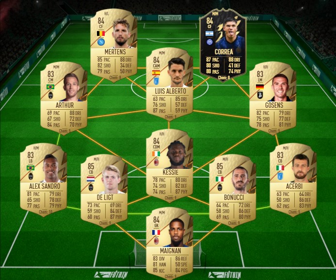 FIFA 22 League Finesse SBC