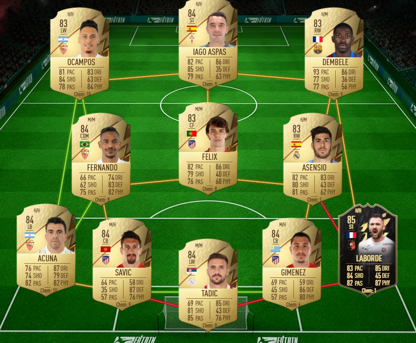 Pique Showdown SBC cheap