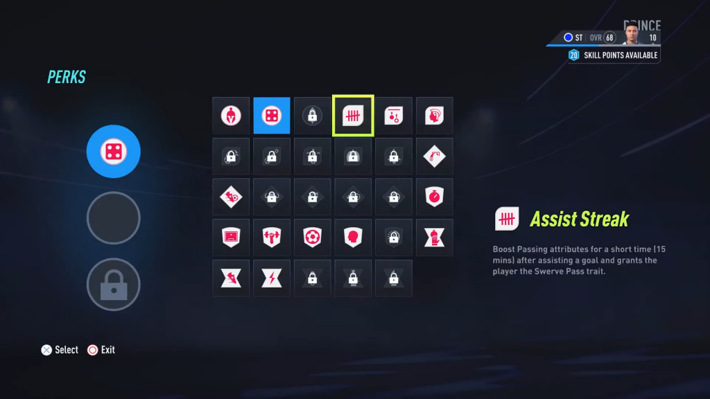 fifa 22 career mode perks