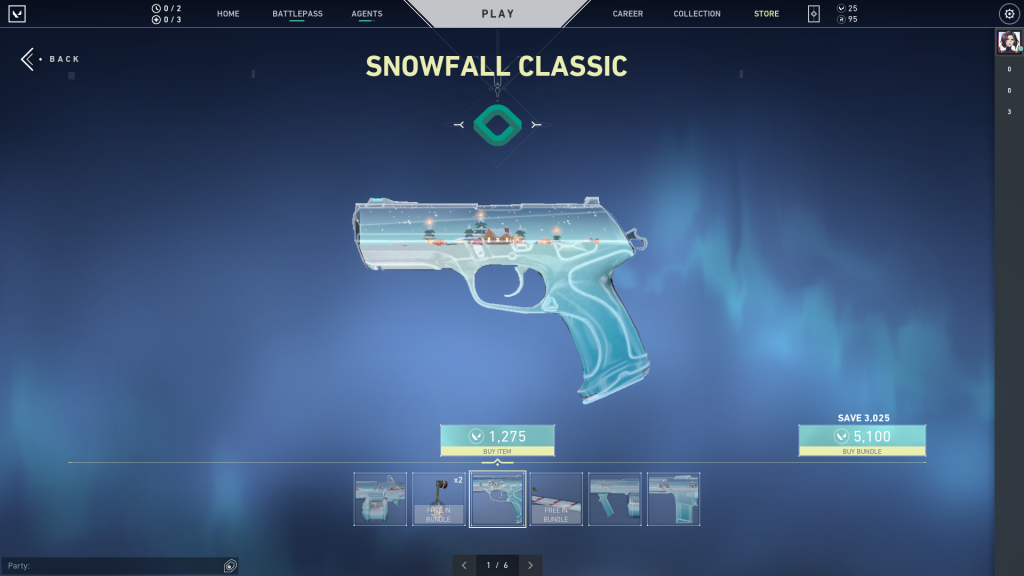 classic snowfall