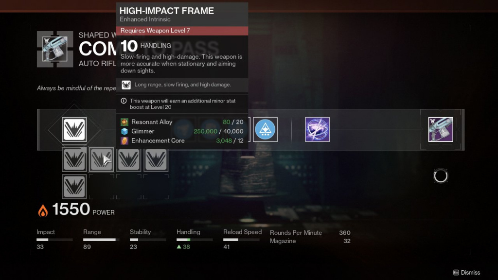 destiny 2 crafting guns