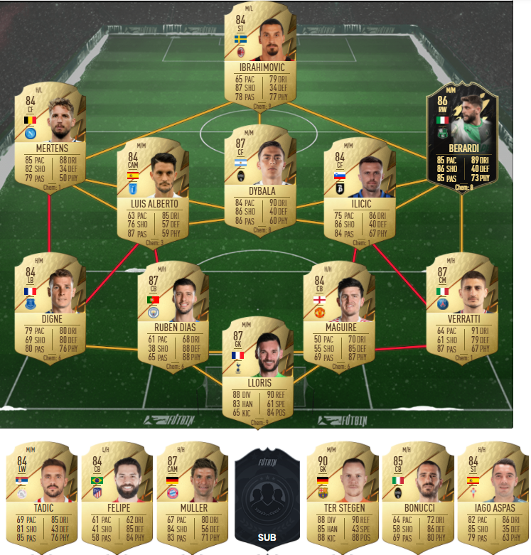 League Finesse SBC