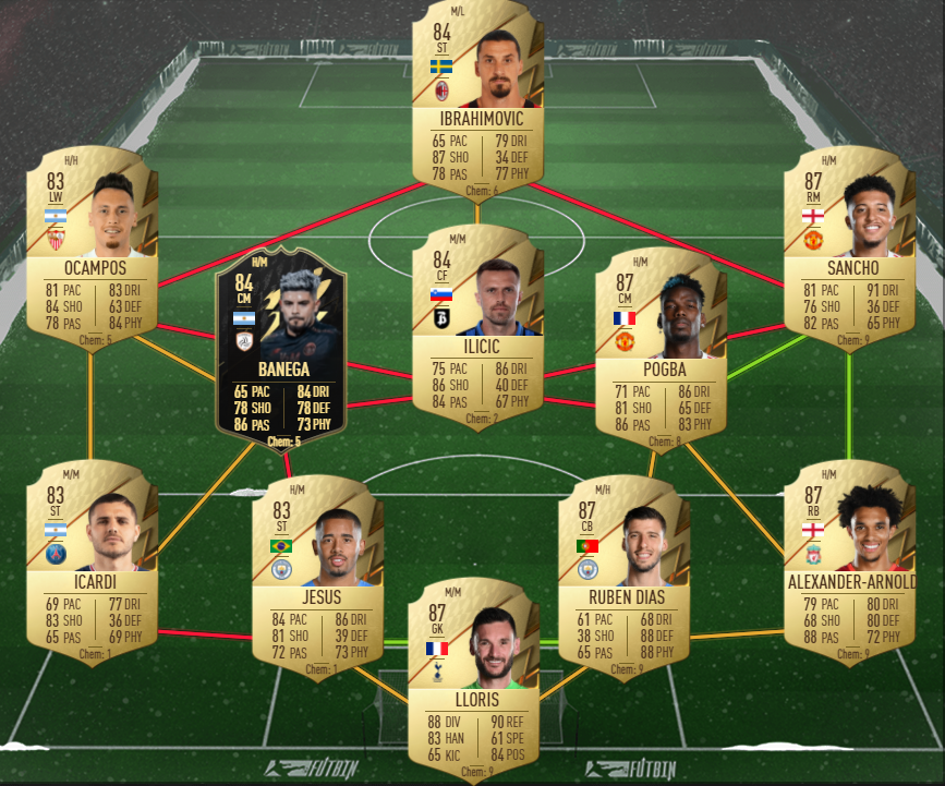 league legend sbc