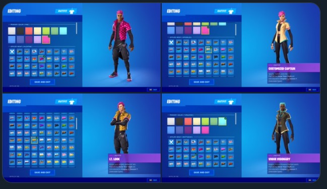 Fortnite v17.20 update leaked cosmetics bundles items wraps skins