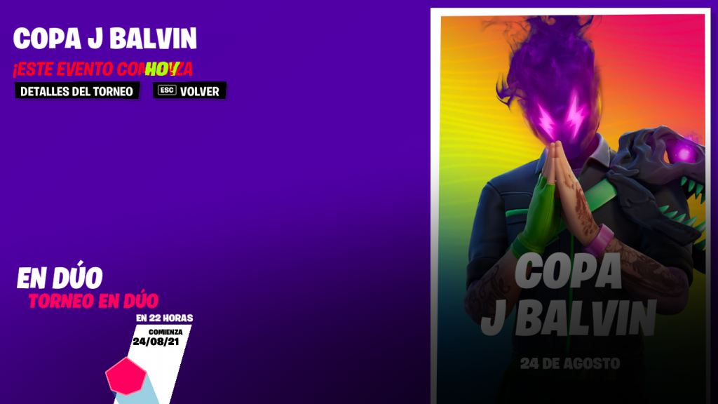 Fortnite Copa J Balvin