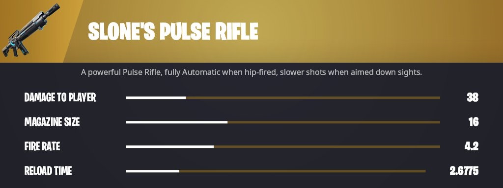 Fortnite Season 7 mythic pulse rifle how to get slone's pulse rifle stats dr slone npc location