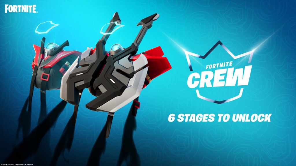 Fortnite crew legacy set how to unlock stages rewards Protocol Pack Back Bling Zen Axe Pickaxe
