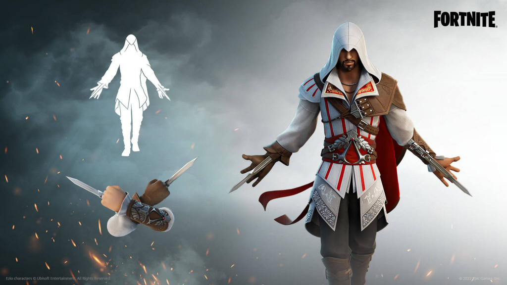 Fortnite Ezio Auditore bundle contents