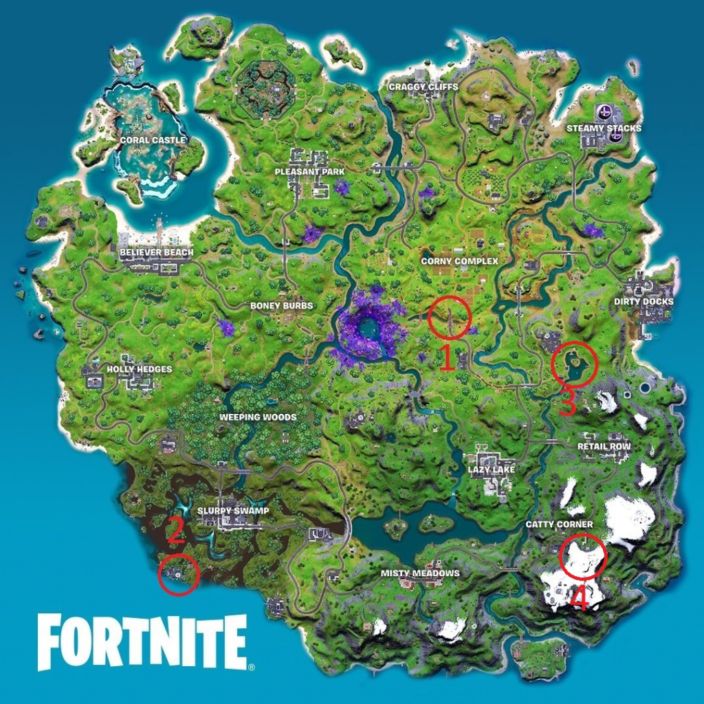 Fortnite season 7 map best landing spots