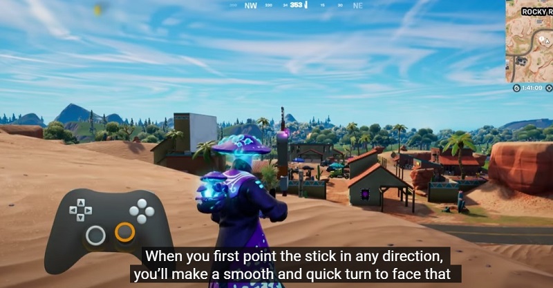 What does Flick Stick do fortnite motion controller setting Gyro Aiming how to enable