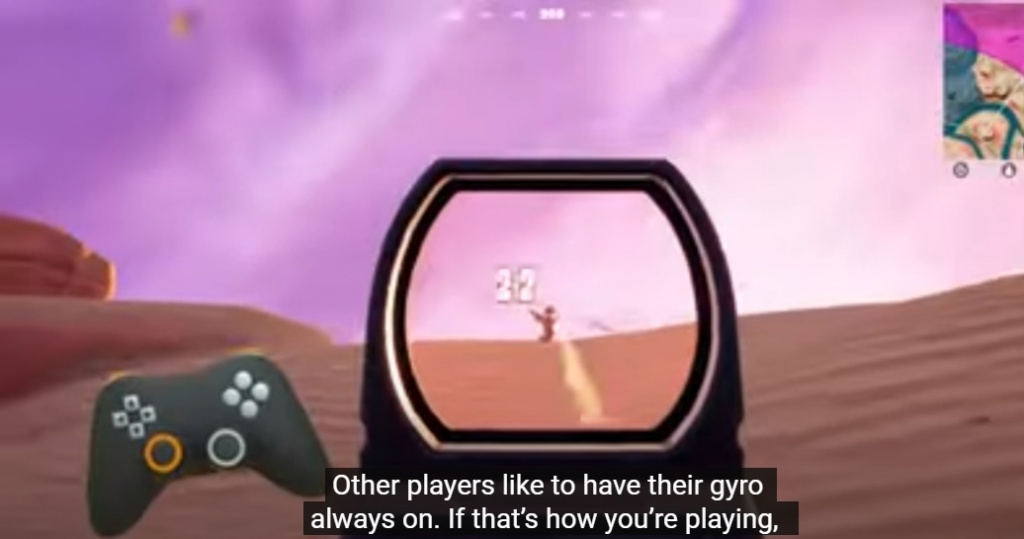 How to enable Gyro Aiming in Fortnite and motion settings GINX Esports TV