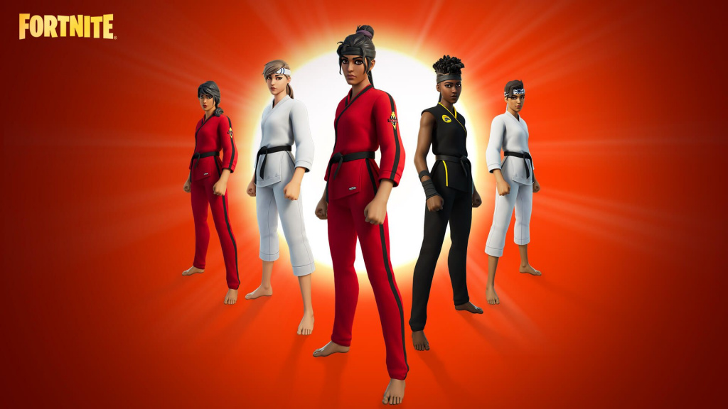Fortnite players can win sprays inspired by Kobra Kai in the All Valley Cup