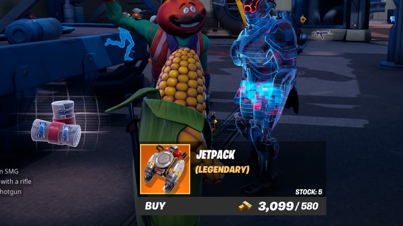 fortnite chapter 3 season 2 jetpack purchase