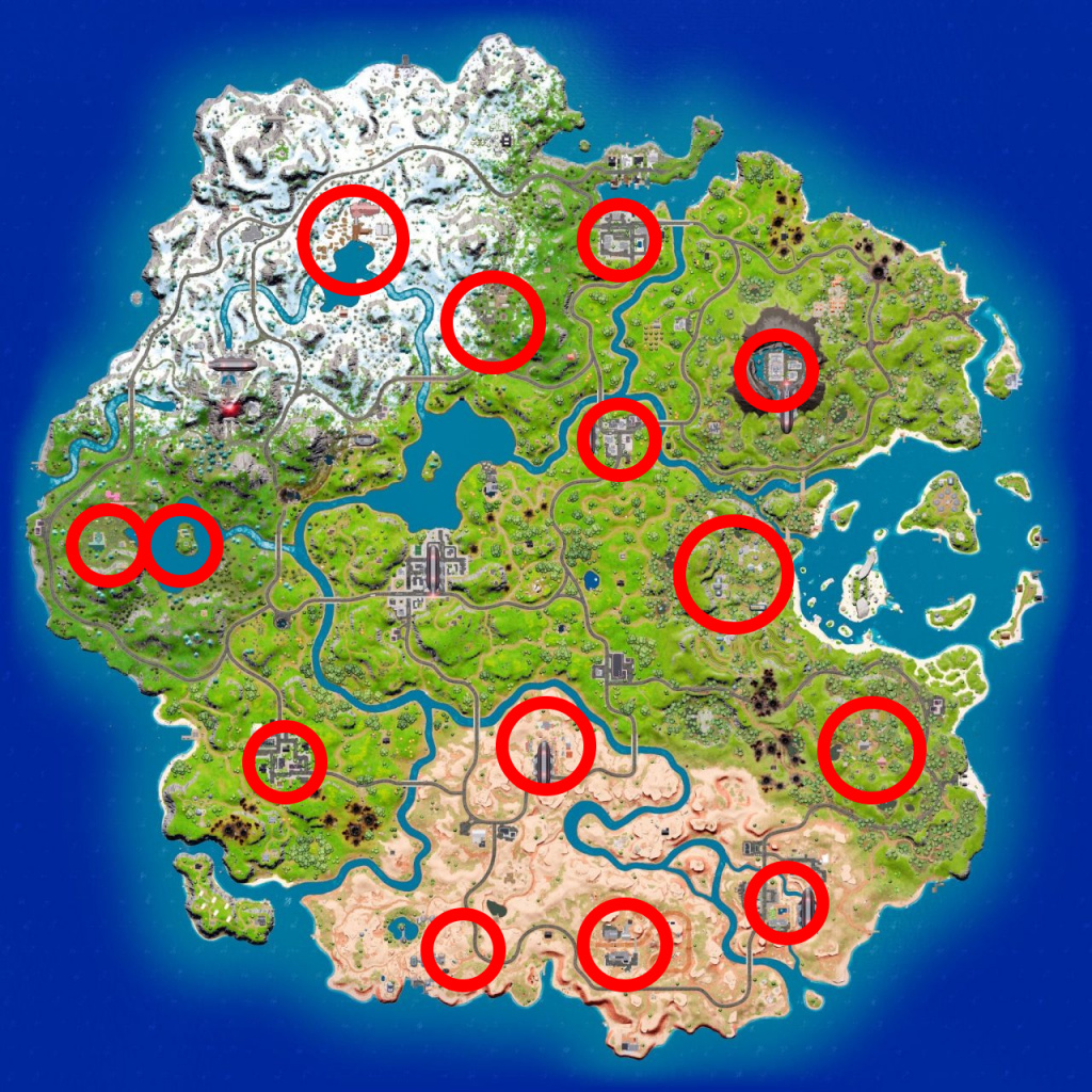 All Weapon-O-Matic locations in Fortnite