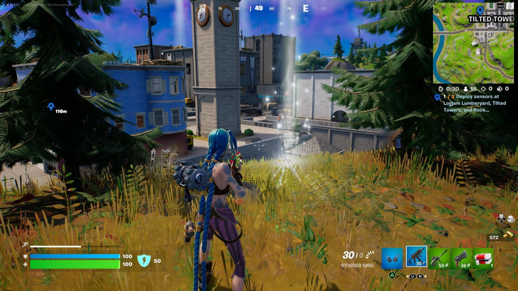 deploy sensor fortnite