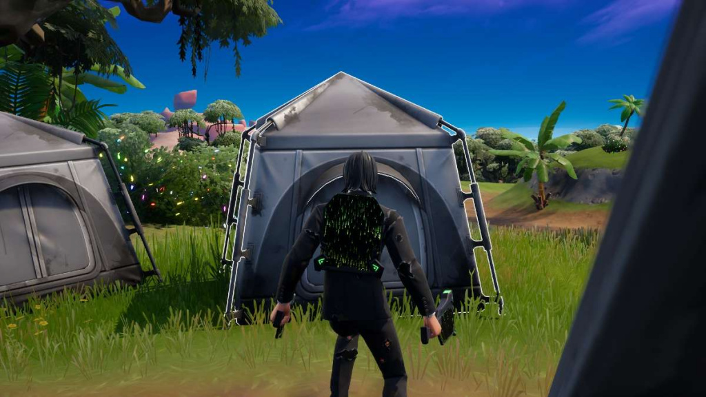 Fortnite abandoned tent resting Chapter 3