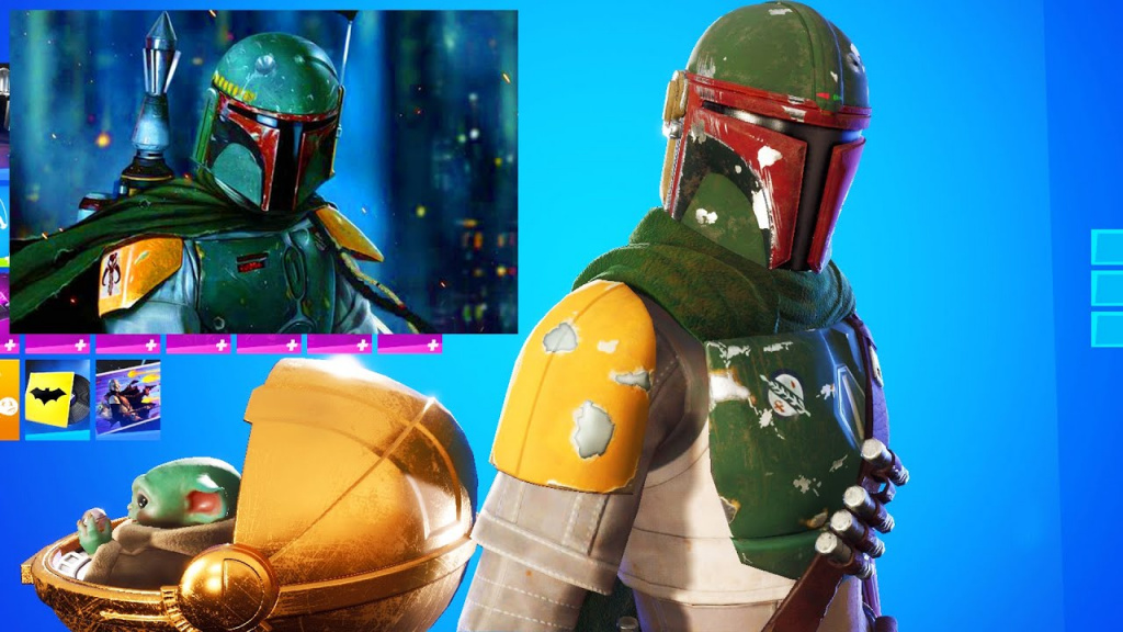 Fortnite Boba Fett mock image