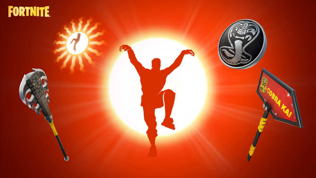 Fortnite Cobra Kai Gear bundle available