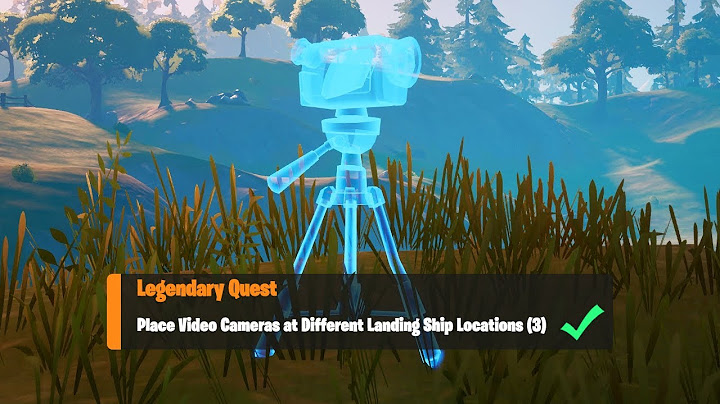 Fortnite Video Camera