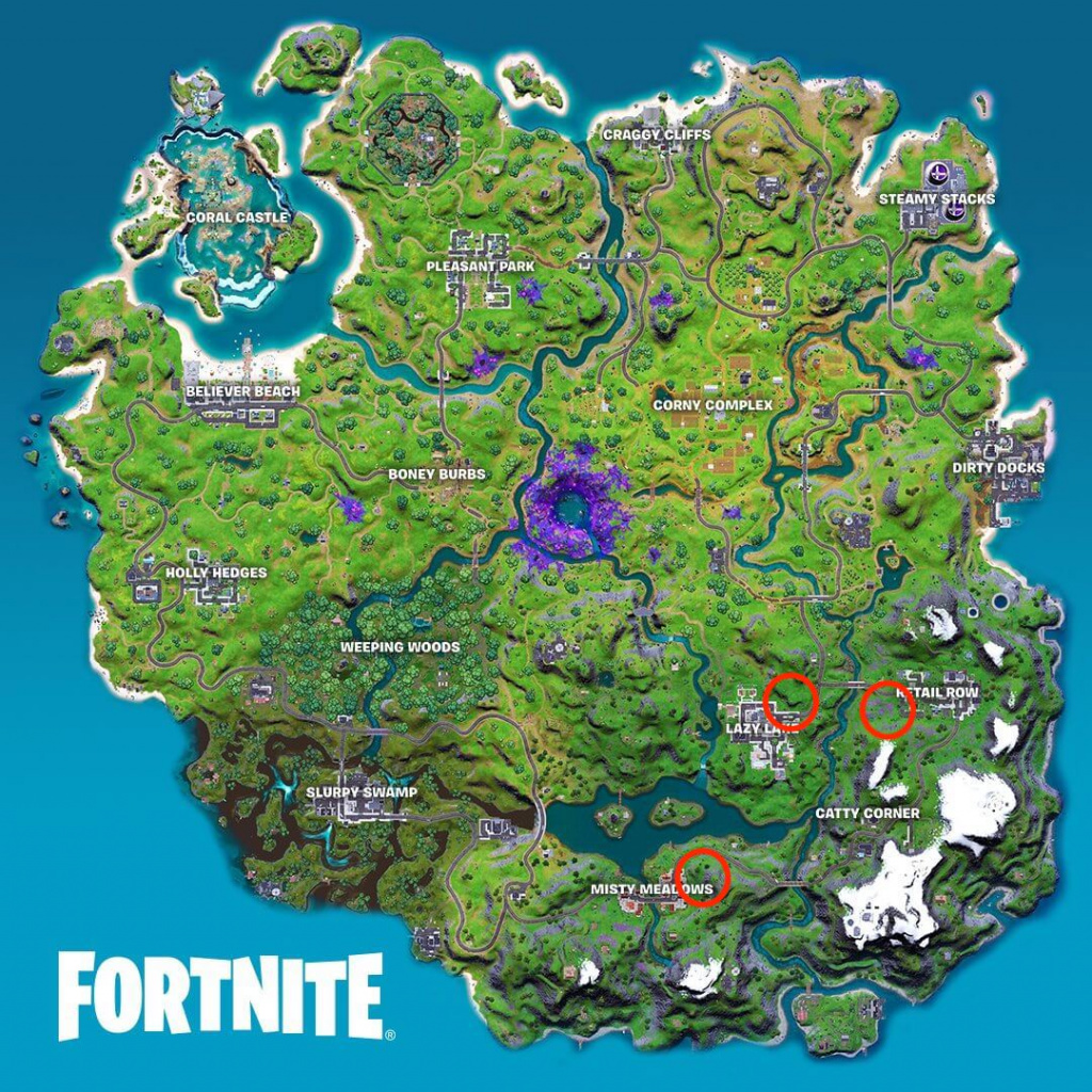 Fortnite Place Video Cameras Map