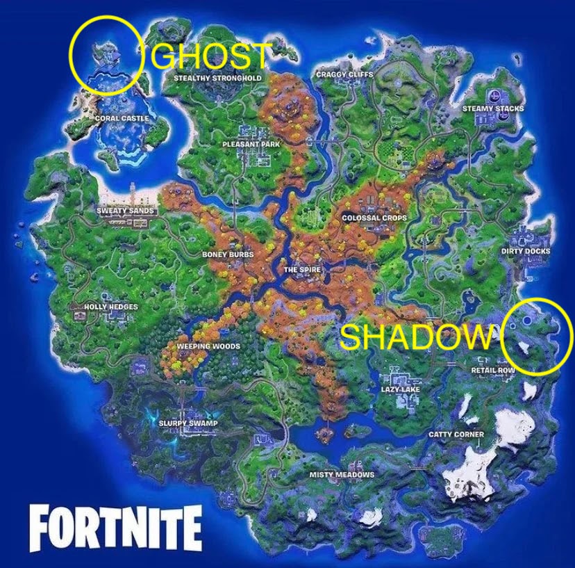 Ghost Shadow fortnite challenges