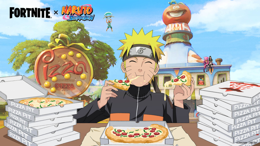 fortnite naruto Pizza Eating Jutsu Loading Screen