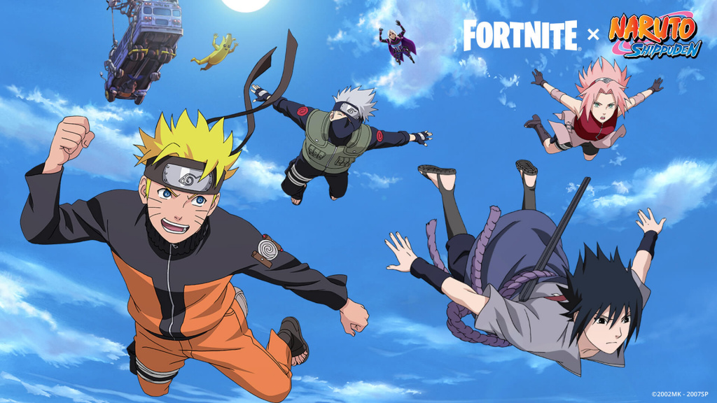 fortnite naruto loading screen shinobi teamwork