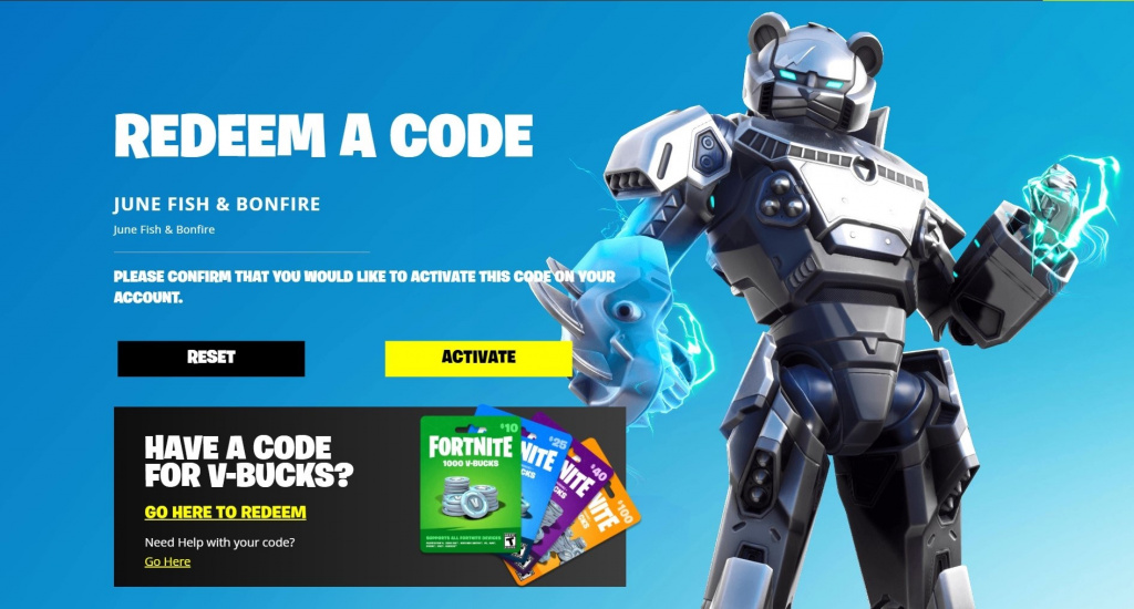 De Jun Fortnite Fortnite Redeem Code June 2021 Get Free June Fish Spray Bonfire Emoticon Ginx Esports Tv