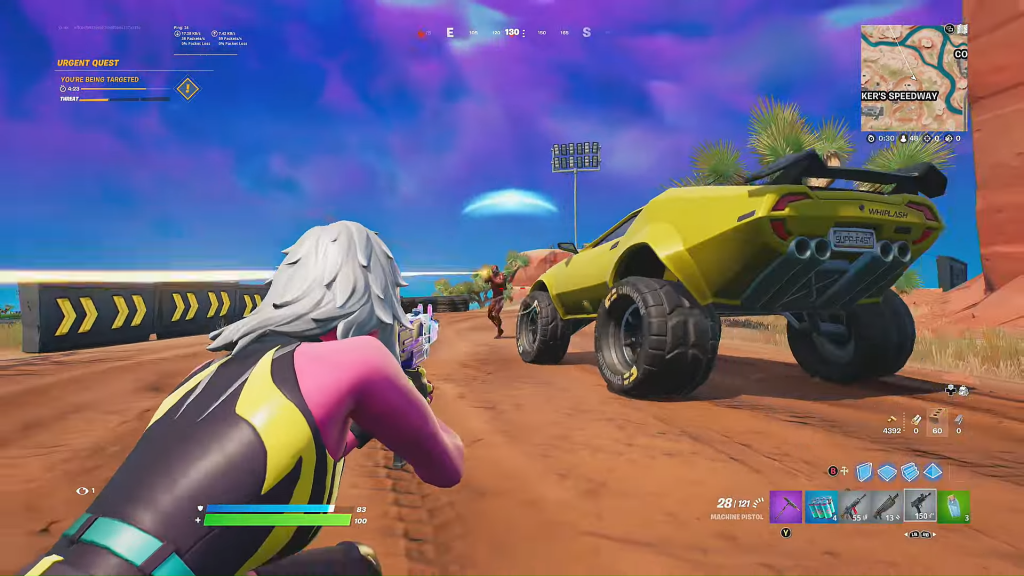 Where to find Machine Pistol in Fortnite Chapter 3 Season 1 GINX