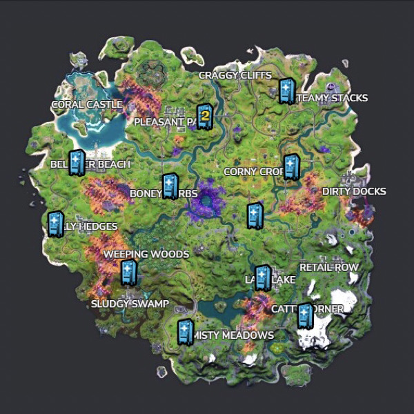 mending machine fortnite location season 8