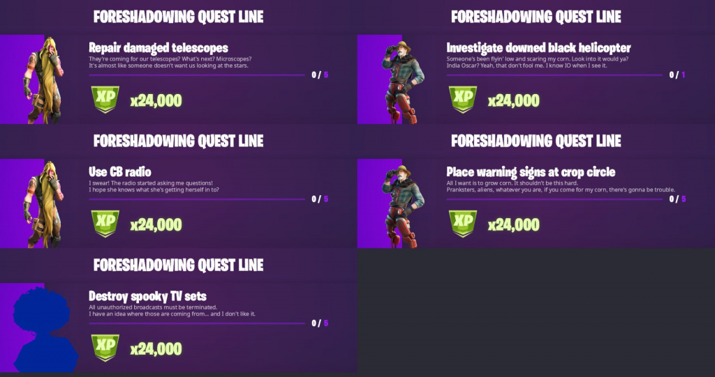 Fortnite Foreshadowing quests Mari details how to complete rewards