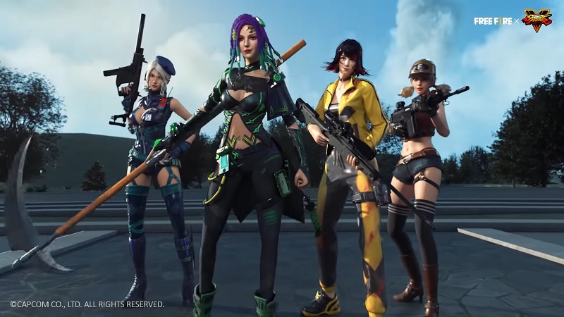 Free Fire x Street Fighter collab release date skins leaks capcom garena