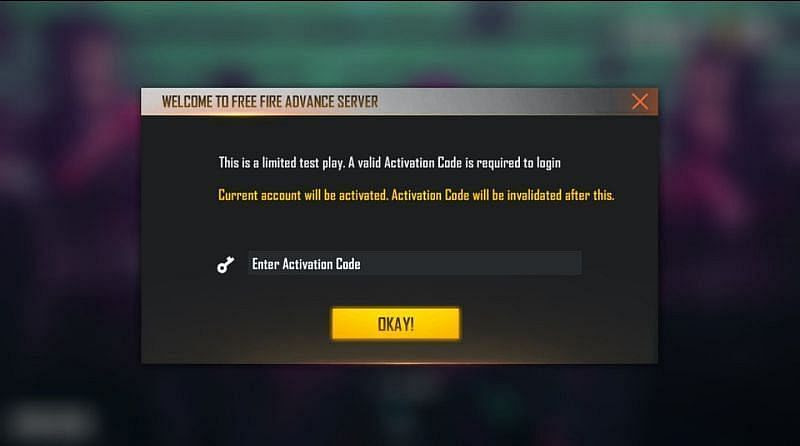 Free Fire OB30 Advance Server Release date activation code how to get