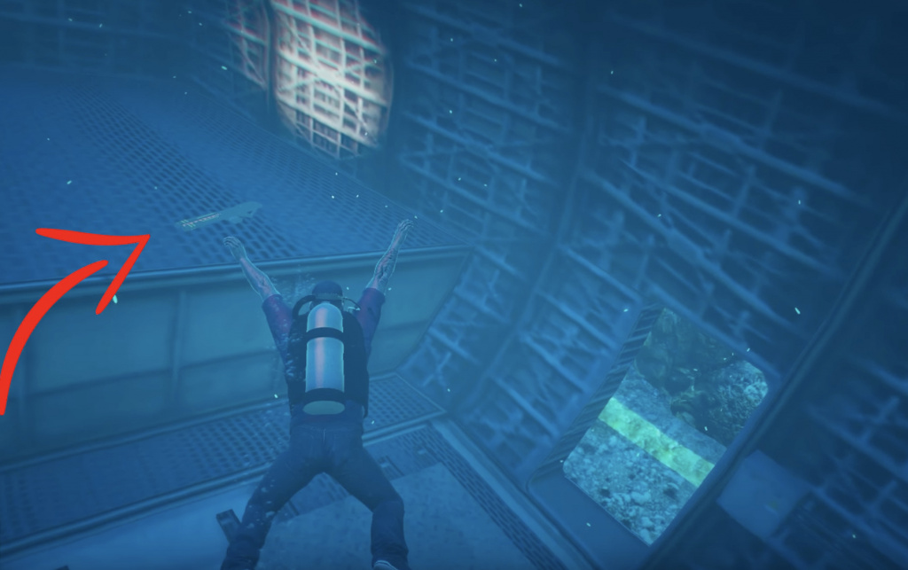 GTA V next-gen Railgun inside wrecked plane
