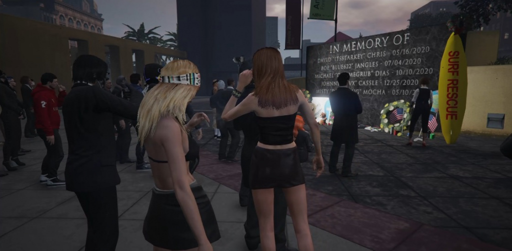 Misty Mocha in-game funeral alex GTA RP NoPixel 