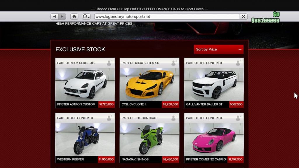 GTA Online next gen new cars vehicles PS5 Xbox Series X/S exclusive how to get