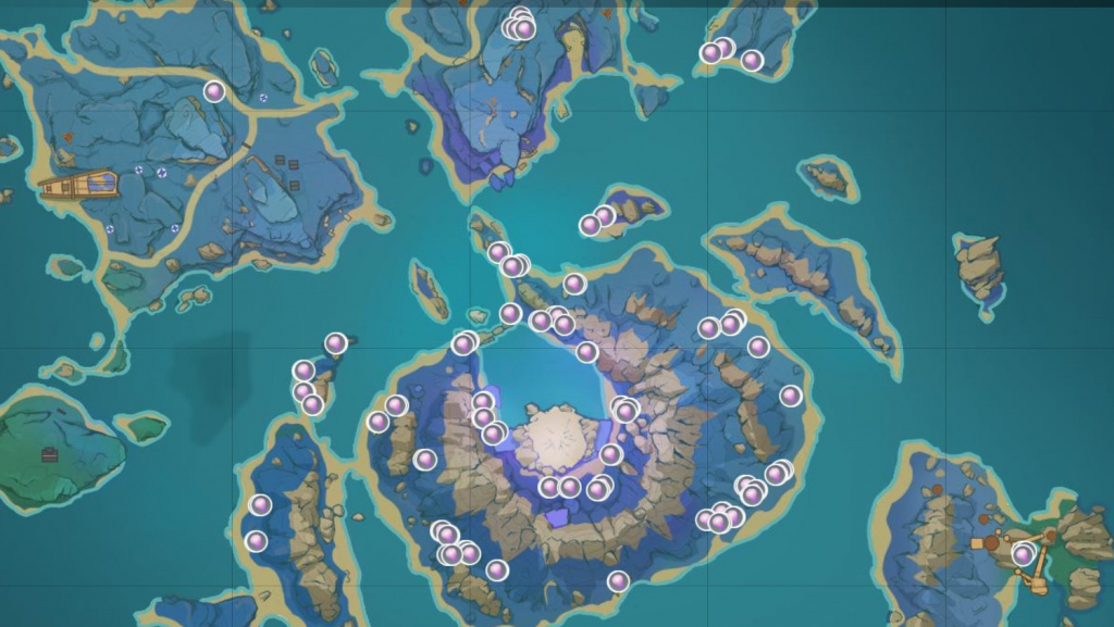 Genshin Impact 2.1 Amakumo fruit all locations Seirai Island Raiden Shogun Baal ascension material